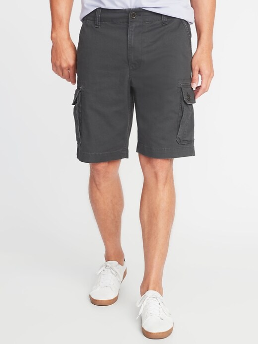View large product image 1 of 2. Straight Lived-In Built-In Flex Cargo Shorts - 10 inch inseam