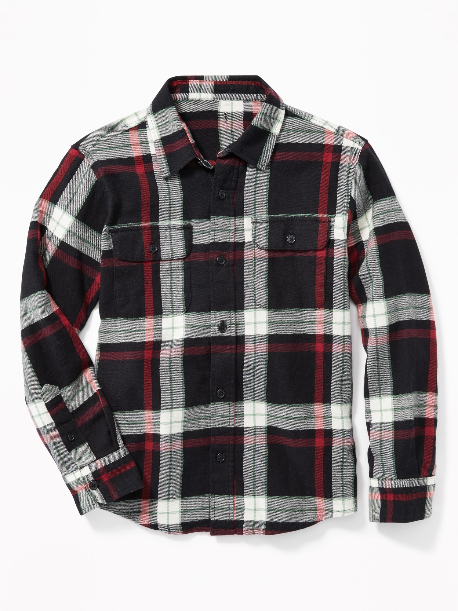 Built-In Flex Flannel Pocket Shirt For Boys | Old Navy