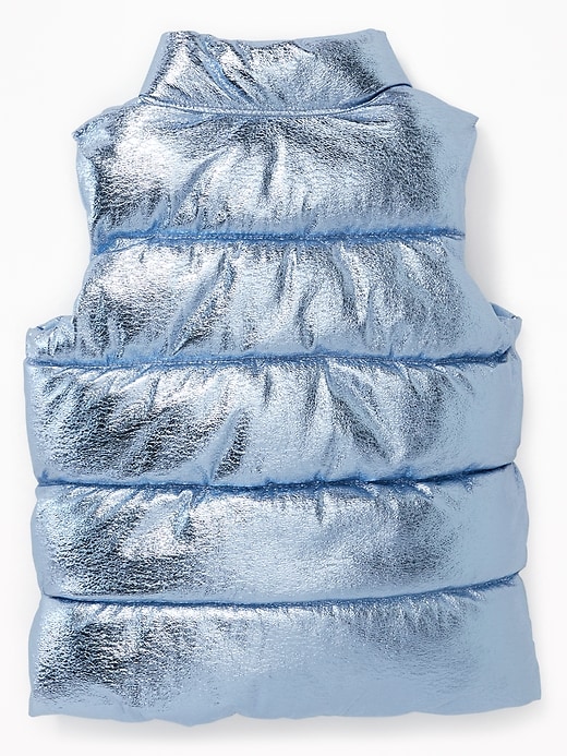 View large product image 2 of 4. Frost-Free Metallic Vest for Toddler Girls