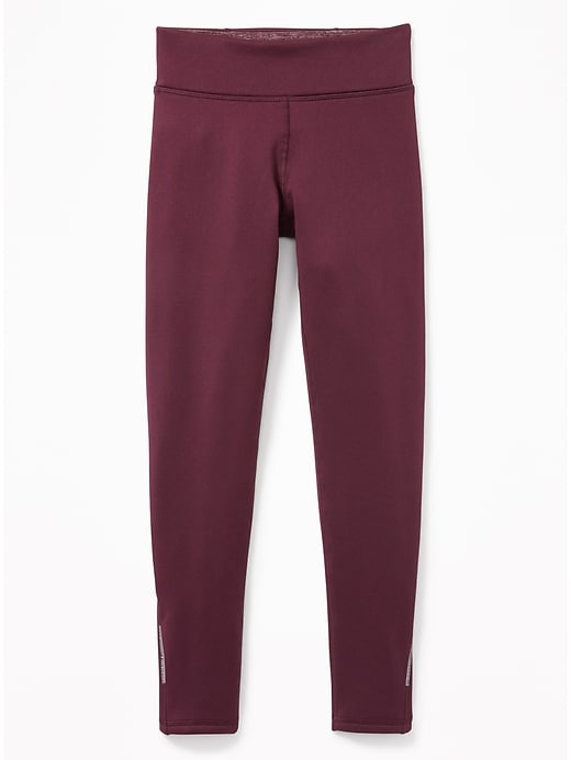 View large product image 1 of 1. Built-In Warm Go-Dry Performance Leggings for Girls