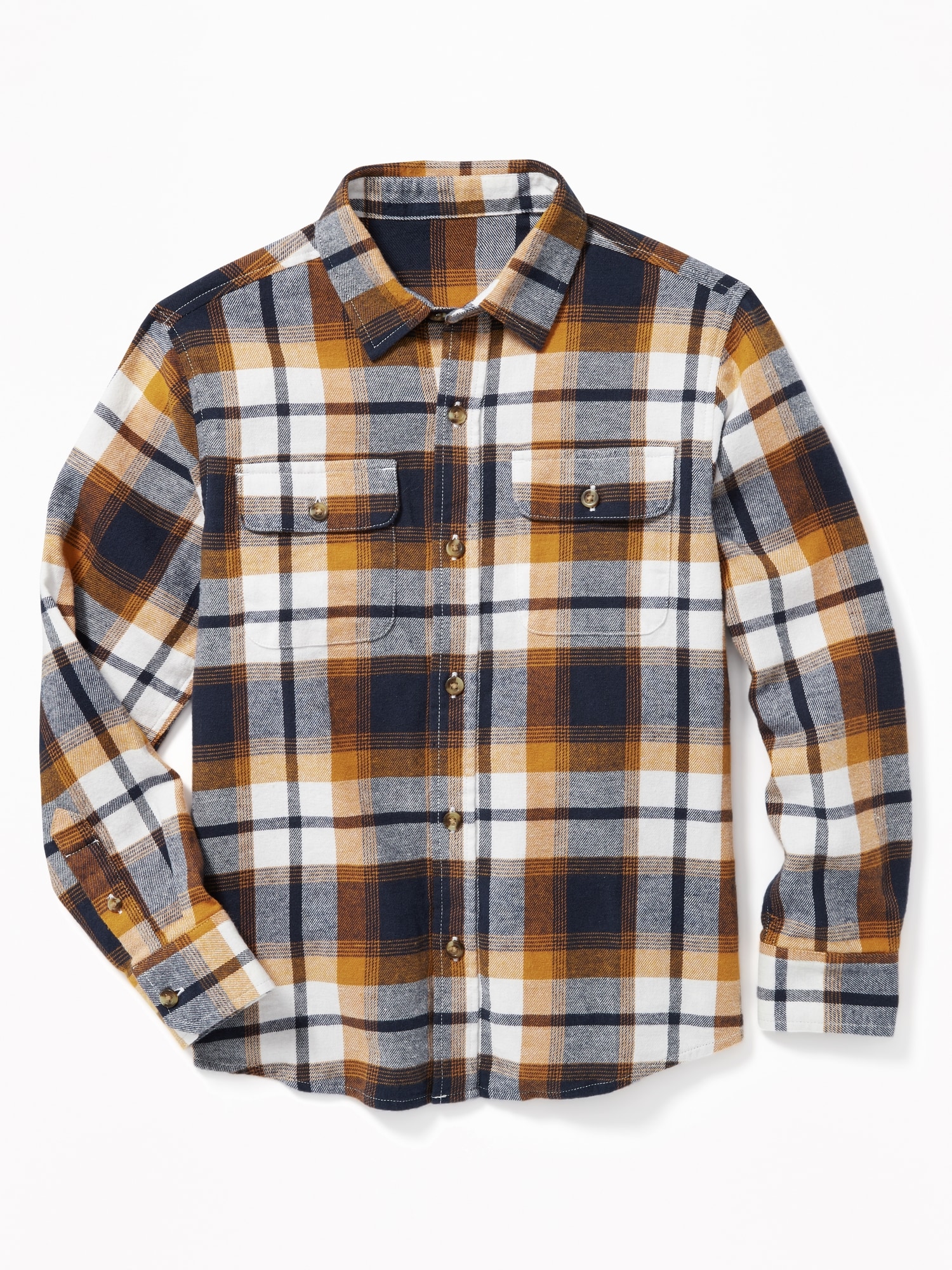 Built-In Flex Flannel Pocket Shirt For Boys | Old Navy