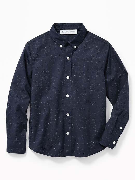 View large product image 1 of 1. Built-In Flex Classic Poplin Shirt For Boys