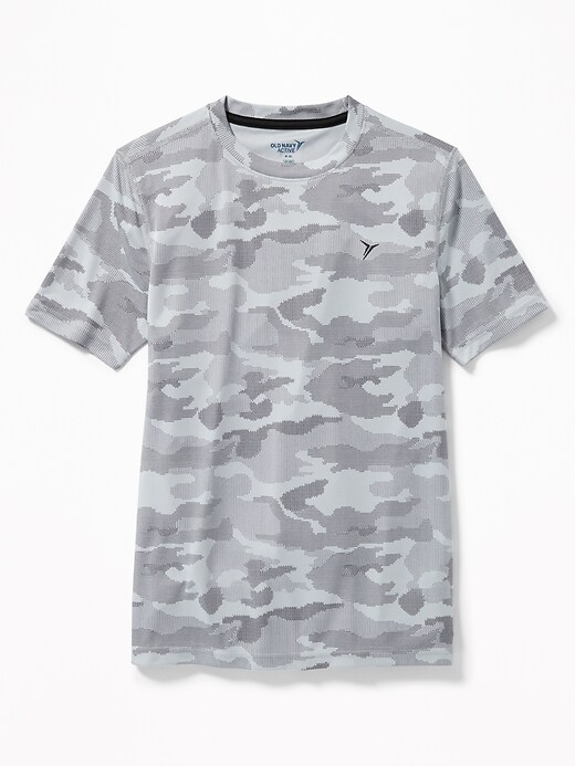 View large product image 1 of 1. Go-Dry Camo-Print Performance Tee For Boys
