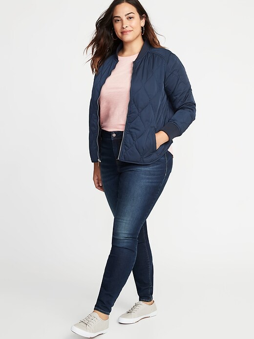 Image number 3 showing, Lightweight Quilted Plus-Size Jacket