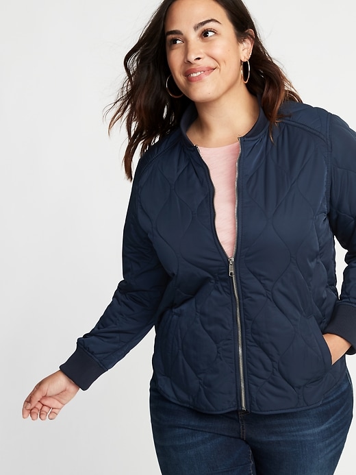 Image number 4 showing, Lightweight Quilted Plus-Size Jacket