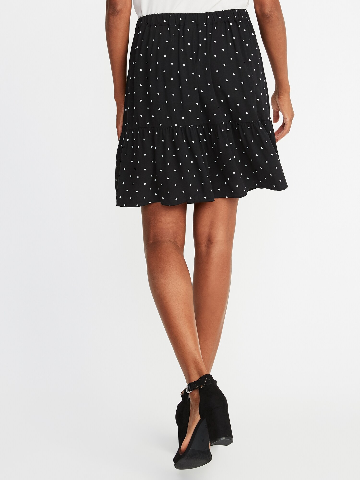 Printed Ruffle-Tier Crepe Mini for Women | Old Navy