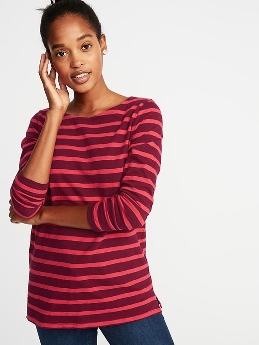 Relaxed Mariner-Stripe Tee for Women | Old Navy