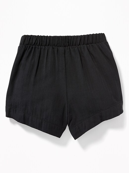 View large product image 2 of 2. Pull-On Utility Shorts for Toddler Girls