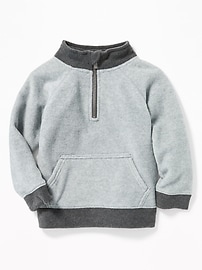 View large product image 4 of 4. Micro Fleece 1/2-Zip Pullover for Toddler Boys