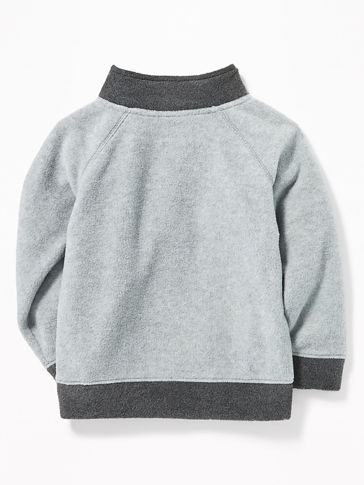 View large product image 2 of 4. Micro Fleece 1/2-Zip Pullover for Toddler Boys