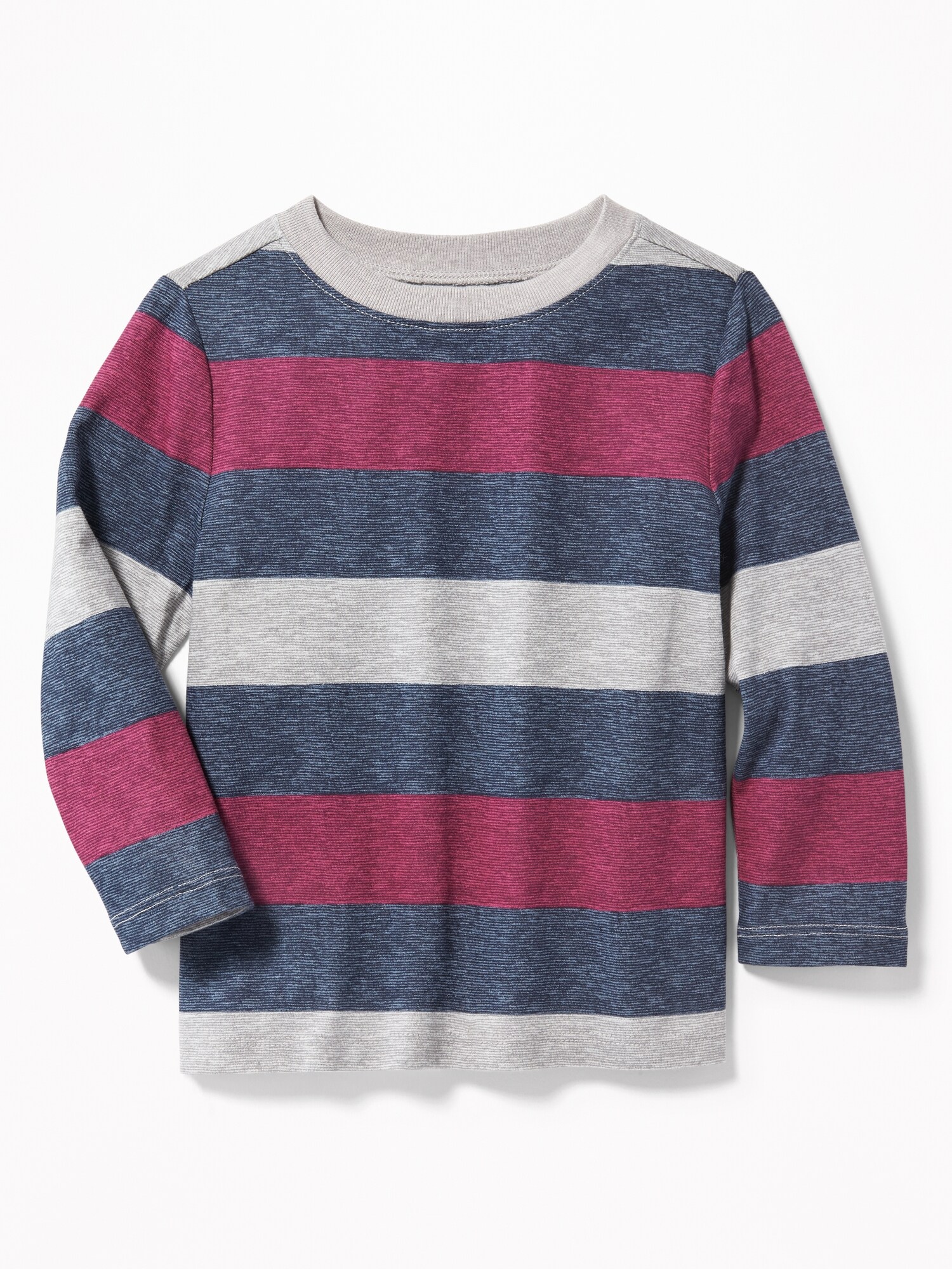 Striped Crew-Neck Tee for Toddler Boys | Old Navy