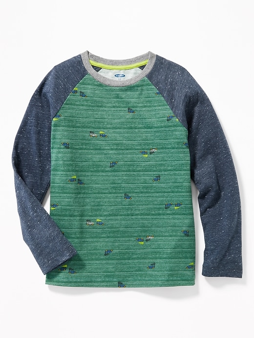 View large product image 1 of 1. Softest Raglan-Sleeve Tee For Boys