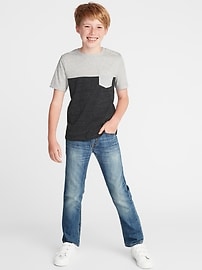 Color-Blocked Pocket Tee For Boys | Old Navy