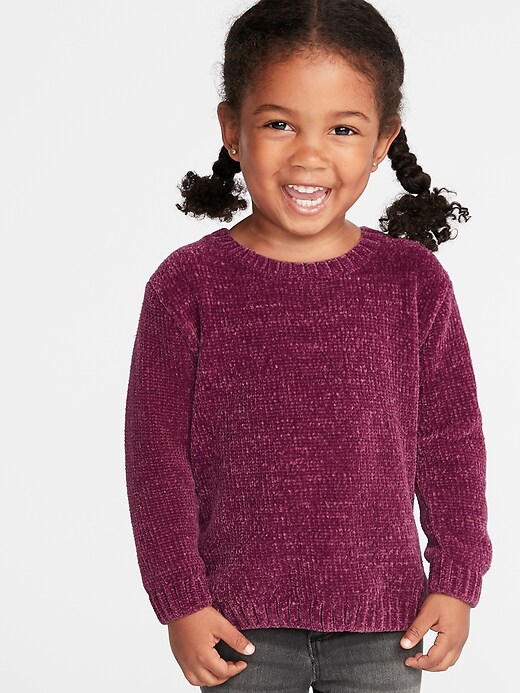 View large product image 1 of 4. Chenille Sweater for Toddler Girls