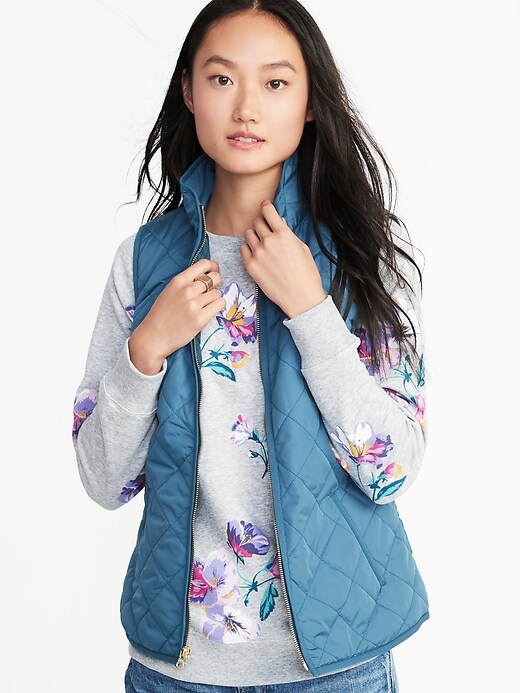 Image number 1 showing, Lightweight Quilted Vest for Women