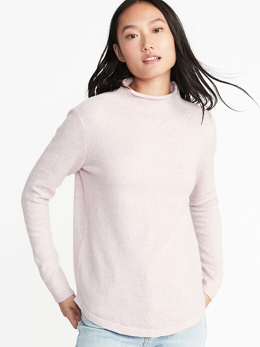 View large product image 1 of 1. Mock-Turtleneck Sweater for Women