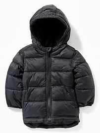 View large product image 4 of 4. Hooded Frost-Free Puffer Jacket for Toddler Boys