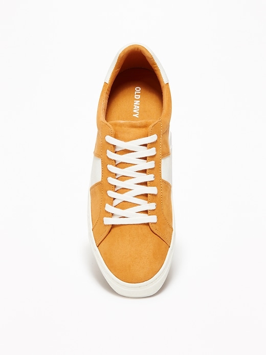 Image number 3 showing, Faux-Suede Classic Sneakers for Women