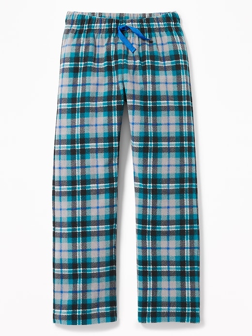 View large product image 1 of 1. Patterned Micro Performance Fleece Sleep Pants For Boys
