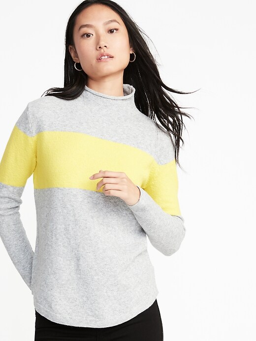 View large product image 1 of 1. Mock-Turtleneck Sweater for Women