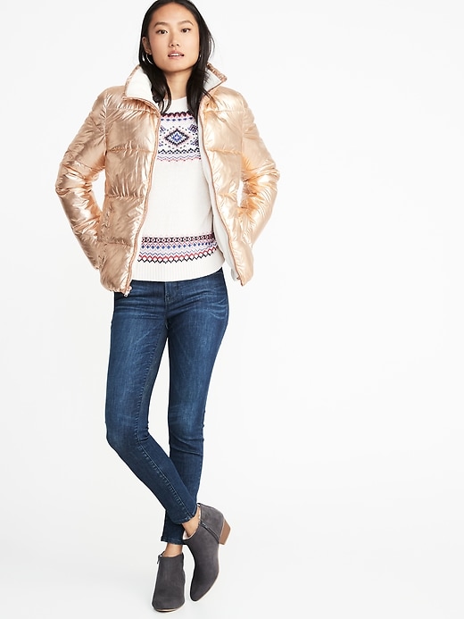 Image number 3 showing, Metallic Frost-Free Jacket for Women