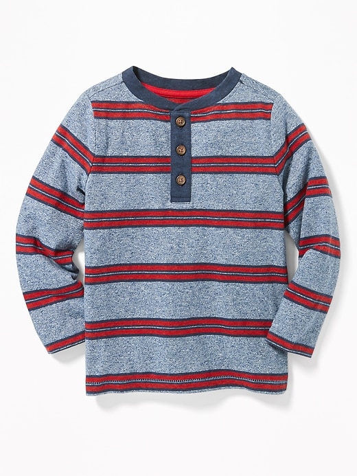 View large product image 1 of 2. Striped Henley for Toddler Boys