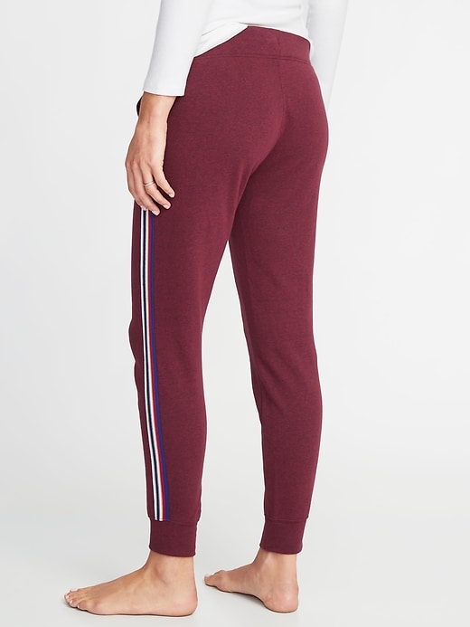 View large product image 2 of 2. French Terry Side-Stripe Joggers for Women