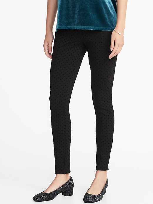 View large product image 1 of 3. High-Rise Ponte-Knit Stevie Pants for Women