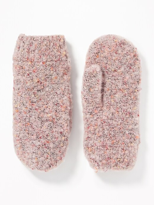 View large product image 1 of 1. Bouclé Mittens for Women
