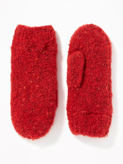 View large product image 1 of 1. Bouclé Mittens for Women