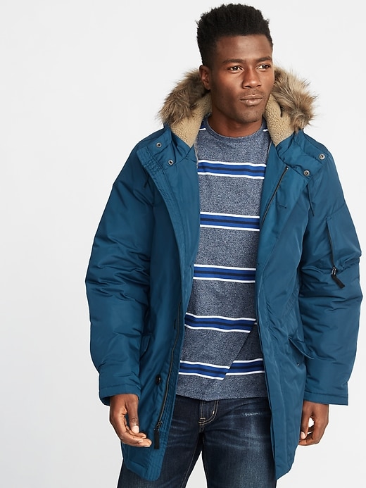 View large product image 1 of 1. Hooded Parka