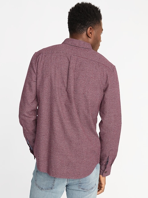 Image number 2 showing, Slim-Fit Textured Pattern Shirt