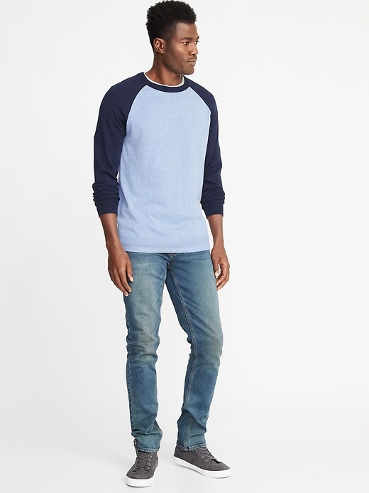 Image number 3 showing, Color-Block Raglan-Sleeve Sweater