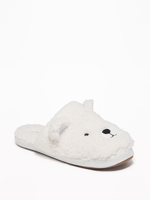 Image number 1 showing, Sherpa Critter Slide Slippers for Women