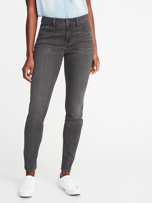 View large product image 1 of 1. Mid-Rise Skinny Jeans for Women