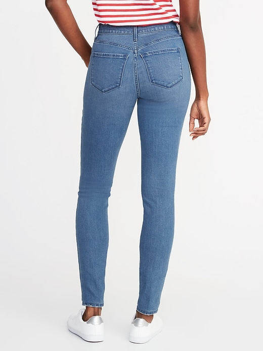 View large product image 2 of 3. Mid-Rise Skinny Jeans for Women