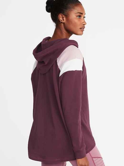 Image number 2 showing, Color-Blocked Swing Hoodie for Women