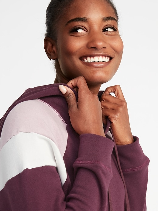 Image number 4 showing, Color-Blocked Swing Hoodie for Women