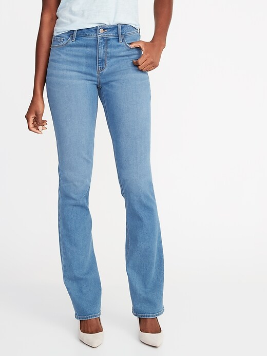 Mid-Rise Boot-Cut Jeans for Women | Old Navy