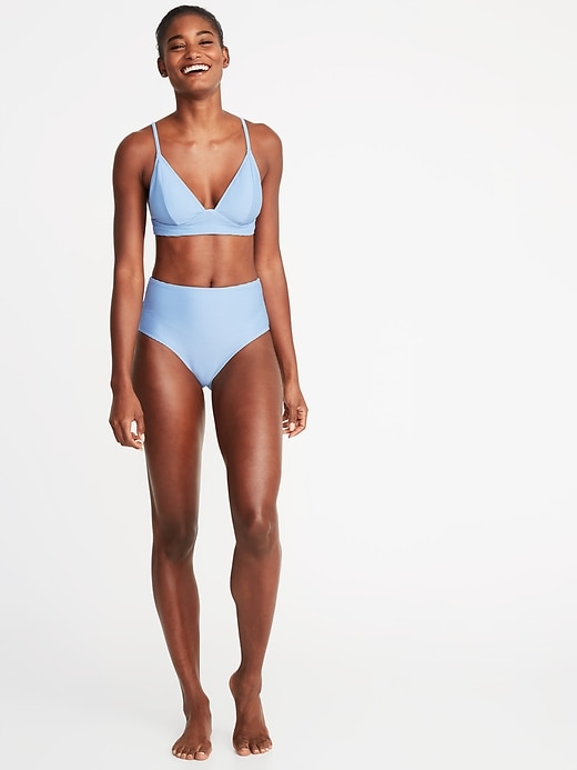 Image number 3 showing, Textured Bralette Swim Top for Women
