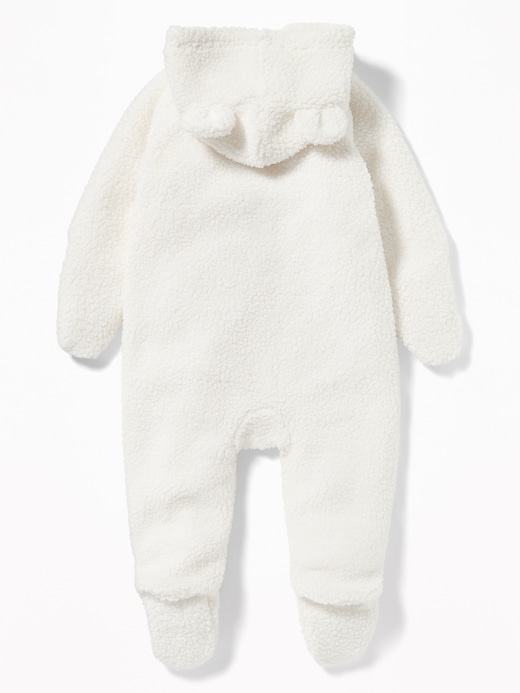 View large product image 2 of 3. Hooded Sherpa One-Piece for Baby