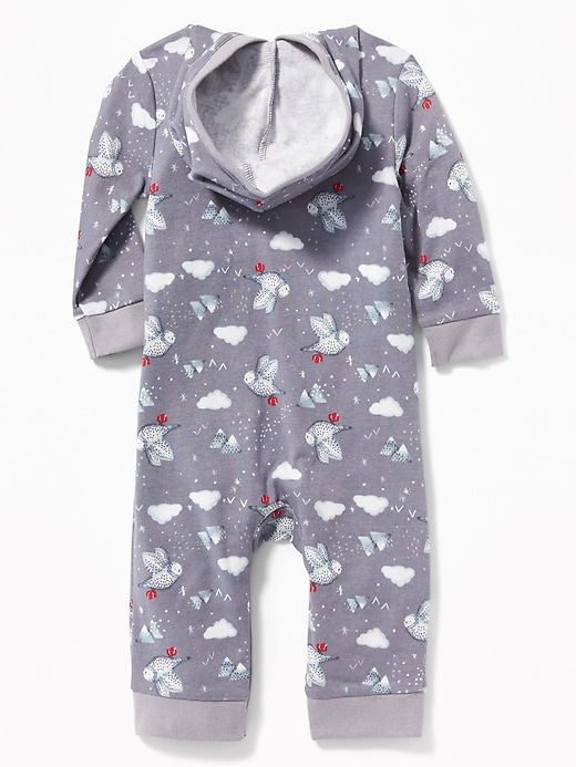 View large product image 2 of 2. Graphic Hooded One-Piece for Baby