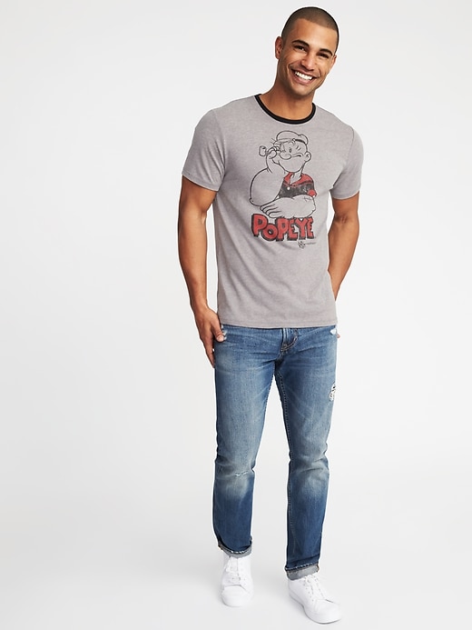 Image number 3 showing, Popeye&#153 Graphic Ringer Tee