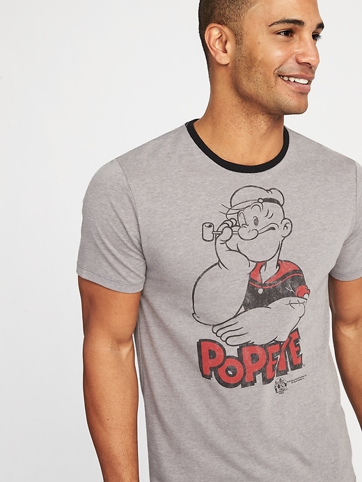 Image number 4 showing, Popeye&#153 Graphic Ringer Tee