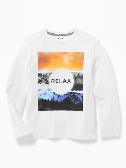 View large product image 1 of 1. Graphic Long-Sleeve Tee For Boys