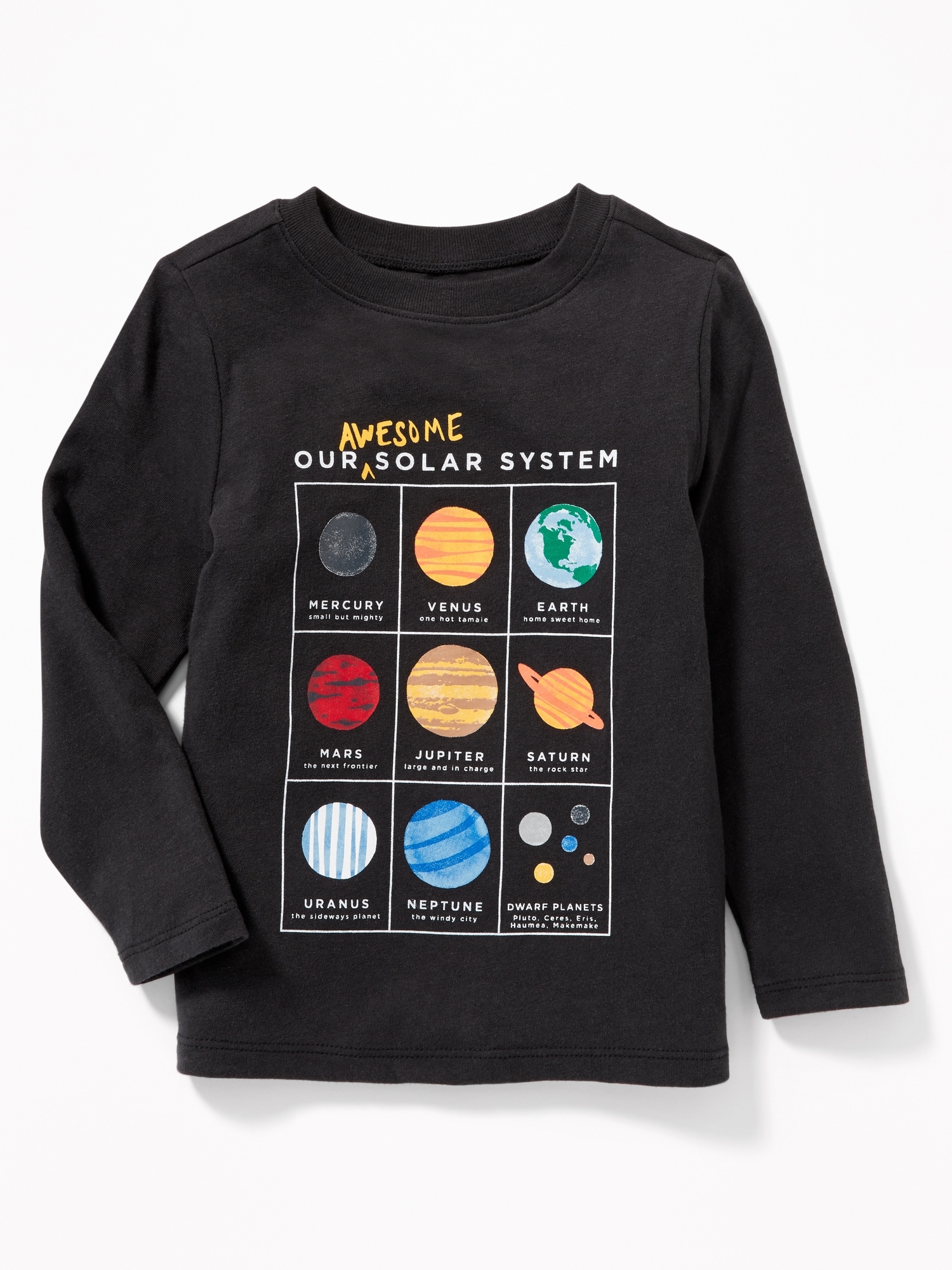 Graphic Long-Sleeve Tee for Toddler Boys