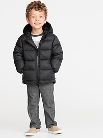 View large product image 3 of 4. Hooded Frost-Free Puffer Jacket for Toddler Boys