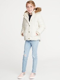 View large product image 3 of 3. Frost-Free Puffer Jacket for Girls
