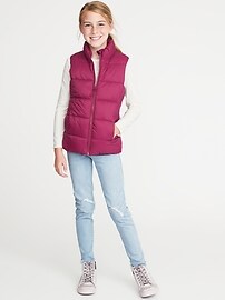 View large product image 3 of 3. Frost-Free Puffer Vest for Girls