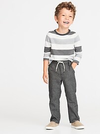 View large product image 3 of 3. Relaxed Pull-On Pants for Toddler Boys